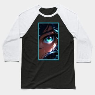 Anime Girl Eye | Quality Anime Artwork | Anime Aesthetic | Manga Anime Art Baseball T-Shirt